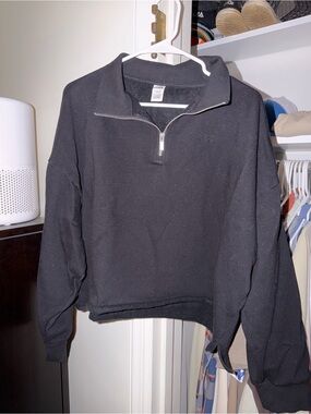 Black Half-Zip Pullover Sweater - Victoria’s Secret (Pink)